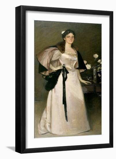 Portrait of Miss Mary Burrell, 1895 (Oil on Canvas)-John Lavery-Framed Giclee Print