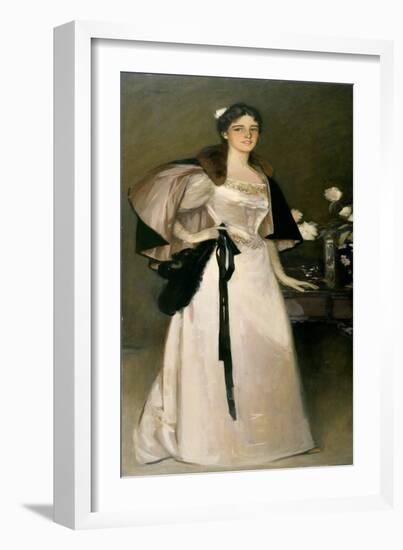 Portrait of Miss Mary Burrell, 1895 (Oil on Canvas)-John Lavery-Framed Giclee Print