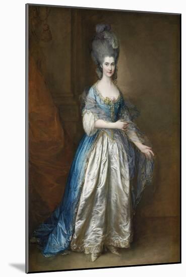 Portrait of Miss Read, Later Mrs William Villebois, Ca 1776-Thomas Gainsborough-Mounted Giclee Print
