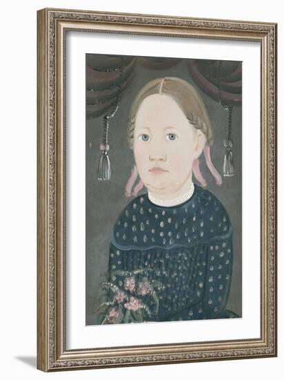 Portrait of Miss Woods, c.1840-William Matthew Prior-Framed Giclee Print