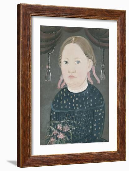 Portrait of Miss Woods, c.1840-William Matthew Prior-Framed Giclee Print