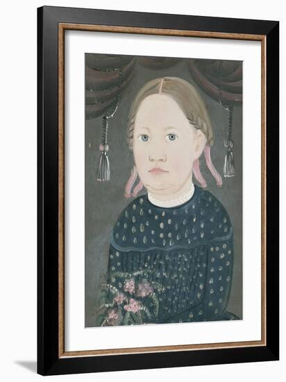 Portrait of Miss Woods, c.1840-William Matthew Prior-Framed Giclee Print