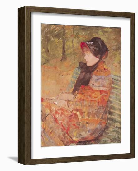 Portrait of Mlle C. Lydia Cassatt, 1880-Mary Cassatt-Framed Giclee Print