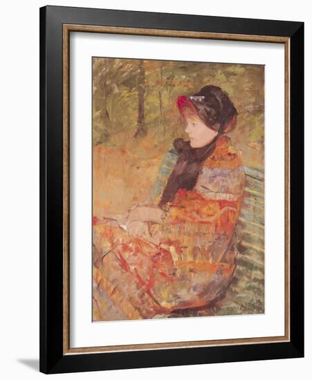 Portrait of Mlle C. Lydia Cassatt, 1880-Mary Cassatt-Framed Giclee Print