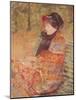 Portrait of Mlle C. Lydia Cassatt, 1880-Mary Cassatt-Mounted Giclee Print