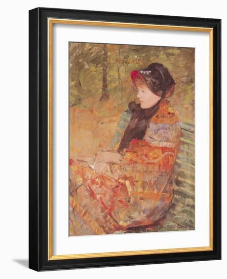 Portrait of Mlle C. Lydia Cassatt, 1880-Mary Cassatt-Framed Giclee Print