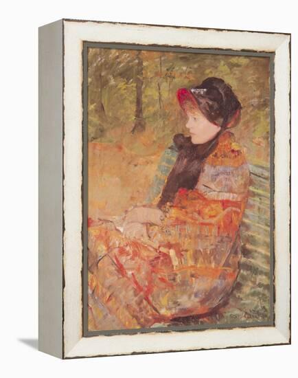 Portrait of Mlle C. Lydia Cassatt, 1880-Mary Cassatt-Framed Premier Image Canvas