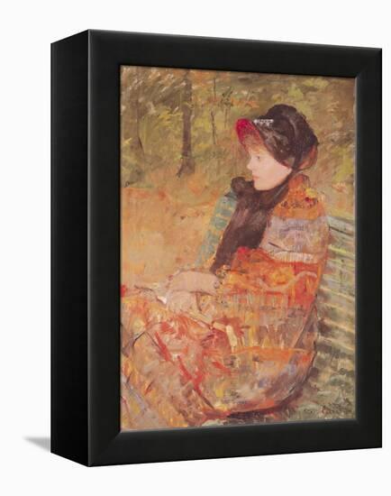 Portrait of Mlle C. Lydia Cassatt, 1880-Mary Cassatt-Framed Premier Image Canvas