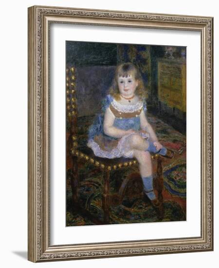 Portrait of Mlle, Georgette Charpentier, 1876-Pierre-Auguste Renoir-Framed Giclee Print