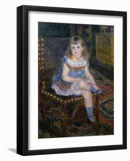 Portrait of Mlle, Georgette Charpentier, 1876-Pierre-Auguste Renoir-Framed Giclee Print