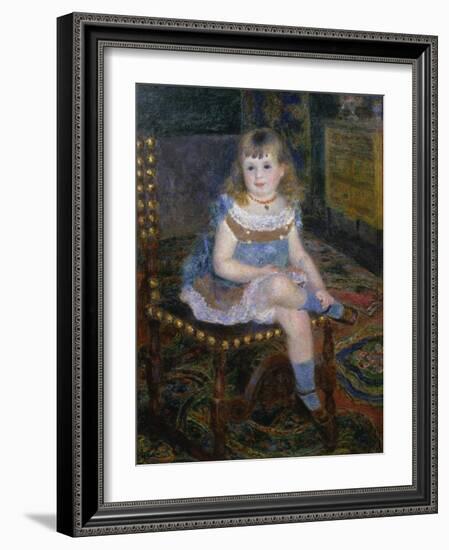 Portrait of Mlle, Georgette Charpentier, 1876-Pierre-Auguste Renoir-Framed Giclee Print