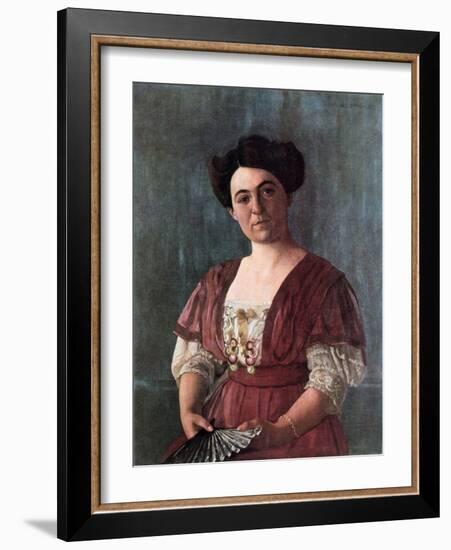 Portrait of Mme Haasen, 1908-Félix Vallotton-Framed Giclee Print