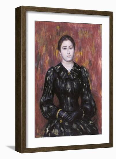 Portrait of Mme. Paulin, 1885-1890?-Pierre-Auguste Renoir-Framed Giclee Print