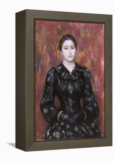 Portrait of Mme. Paulin, 1885-1890?-Pierre-Auguste Renoir-Framed Premier Image Canvas