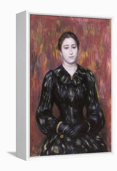 Portrait of Mme. Paulin, 1885-1890?-Pierre-Auguste Renoir-Framed Premier Image Canvas