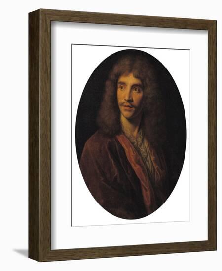 Portrait of Moliere (1622-73)-null-Framed Giclee Print