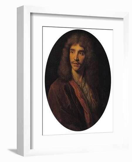 Portrait of Moliere (1622-73)-null-Framed Giclee Print