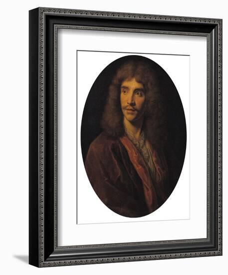 Portrait of Moliere (1622-73)-null-Framed Giclee Print
