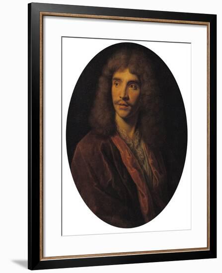 Portrait of Moliere (1622-73)-null-Framed Giclee Print