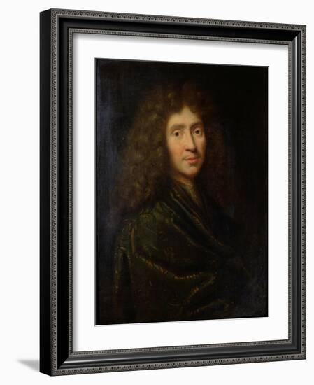 Portrait of Moliere-Pierre Mignard-Framed Giclee Print