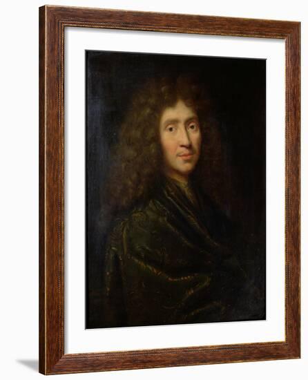 Portrait of Moliere-Pierre Mignard-Framed Giclee Print