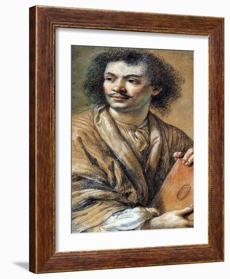 Portrait of Moliere-Claude Lefebvre-Framed Giclee Print