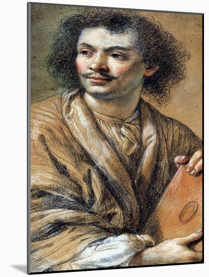 Portrait of Moliere-Claude Lefebvre-Mounted Giclee Print
