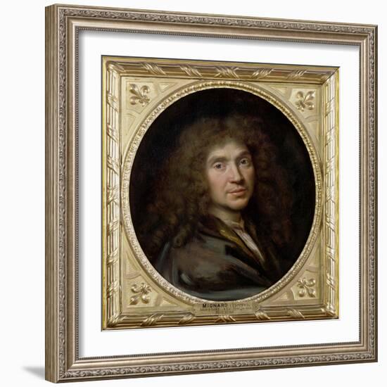 Portrait of MoliŠre-Pierre Mignard-Framed Giclee Print