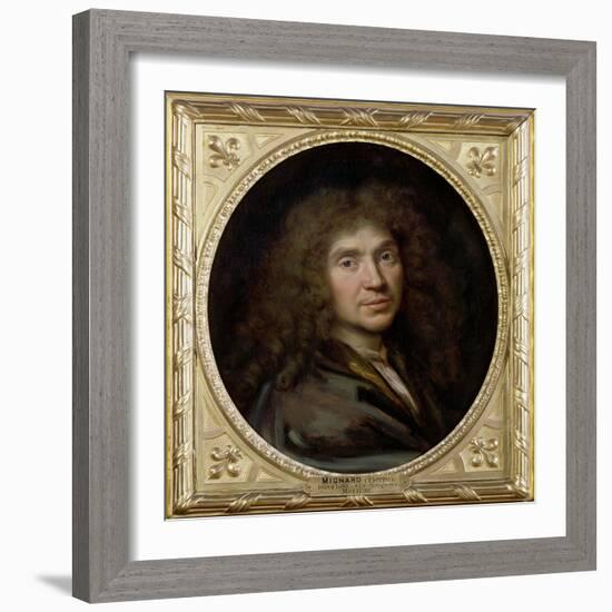 Portrait of MoliŠre-Pierre Mignard-Framed Giclee Print