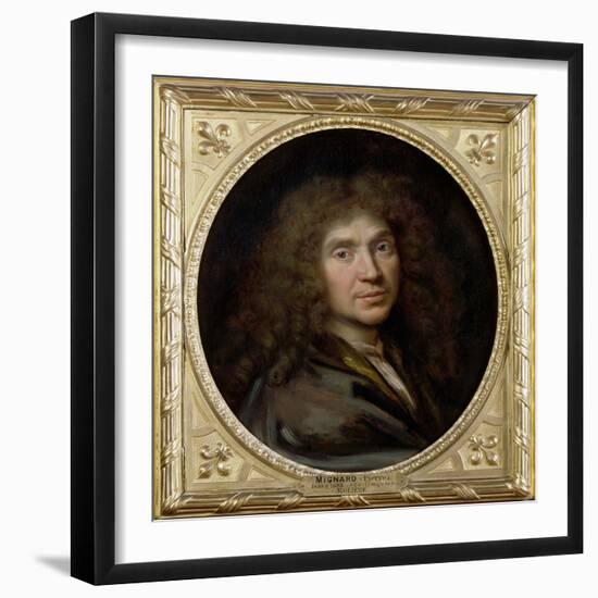 Portrait of MoliŠre-Pierre Mignard-Framed Giclee Print