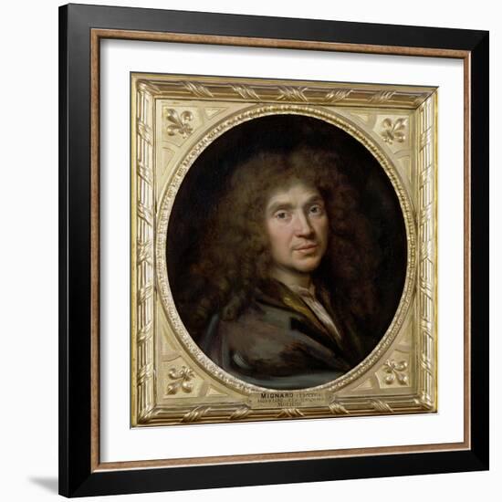 Portrait of MoliŠre-Pierre Mignard-Framed Giclee Print