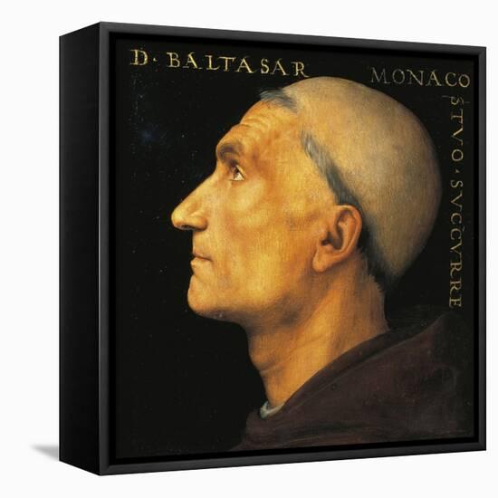 Portrait of Monk Balthazar of Vallombrosa Abbey-Pietro Perugino-Framed Premier Image Canvas