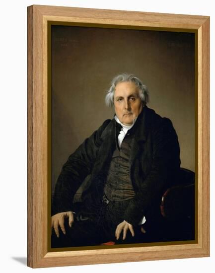 Portrait of Monsieur Bertin-Jean-Auguste-Dominique Ingres-Framed Premier Image Canvas