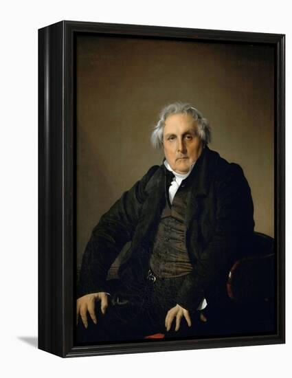 Portrait of Monsieur Bertin-Jean-Auguste-Dominique Ingres-Framed Premier Image Canvas