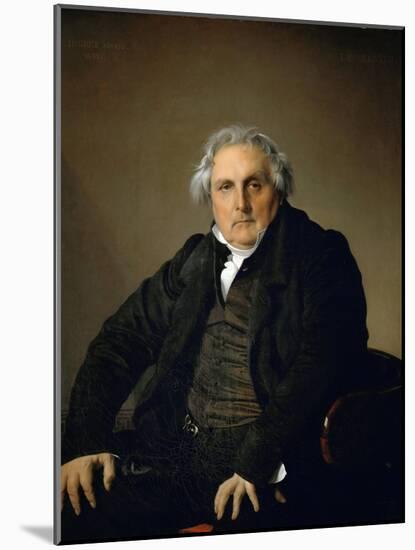 Portrait of Monsieur Bertin-Jean-Auguste-Dominique Ingres-Mounted Giclee Print