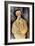 Portrait of Monsieur Lepoutre-Amedeo Modigliani-Framed Art Print