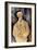 Portrait of Monsieur Lepoutre-Amedeo Modigliani-Framed Art Print