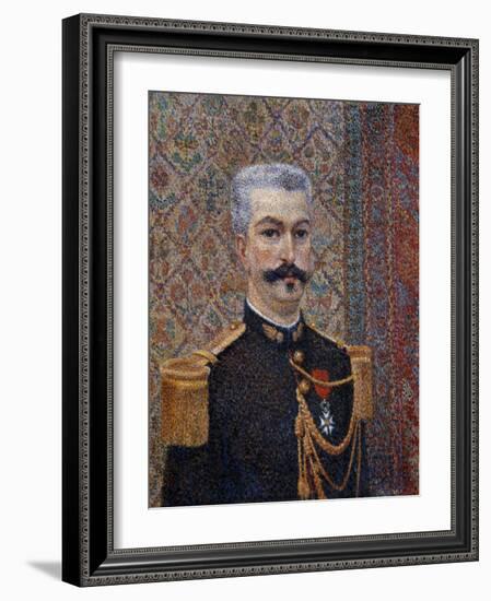 Portrait of Monsieur Pool, 1887-Albert Dubois-Pillet-Framed Giclee Print