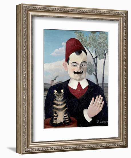 Portrait of Monsieur X (Pierre Loti)-Henri Rousseau-Framed Giclee Print