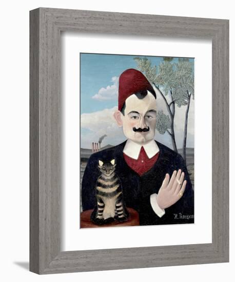 Portrait of Monsieur X (Pierre Loti)-Henri Rousseau-Framed Giclee Print