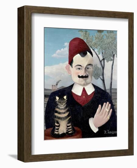 Portrait of Monsieur X (Pierre Loti)-Henri Rousseau-Framed Giclee Print