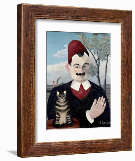 Portrait of Monsieur X (Pierre Loti)-Henri Rousseau-Framed Giclee Print