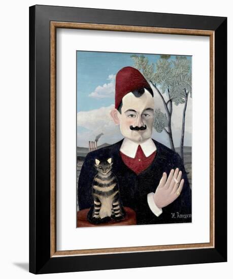 Portrait of Monsieur X (Pierre Loti)-Henri Rousseau-Framed Giclee Print