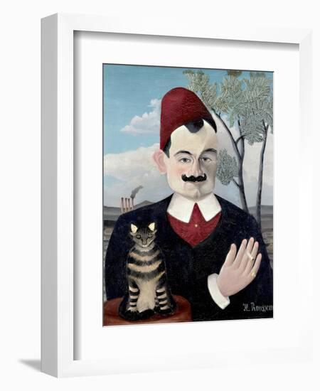 Portrait of Monsieur X (Pierre Loti)-Henri Rousseau-Framed Giclee Print