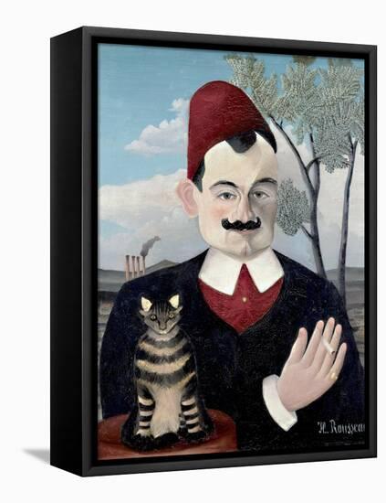 Portrait of Monsieur X (Pierre Loti)-Henri Rousseau-Framed Premier Image Canvas