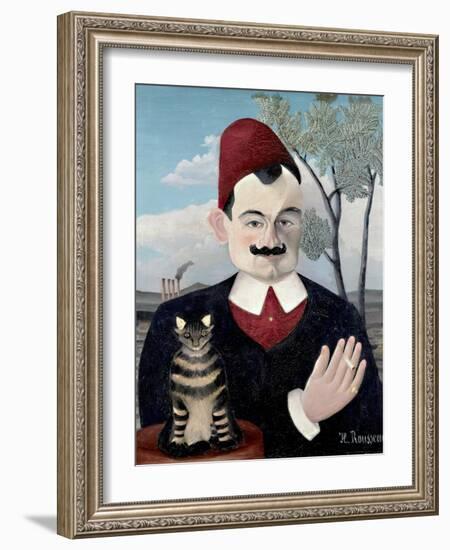 Portrait of Monsieur X (Pierre Loti)-Henri Rousseau-Framed Giclee Print