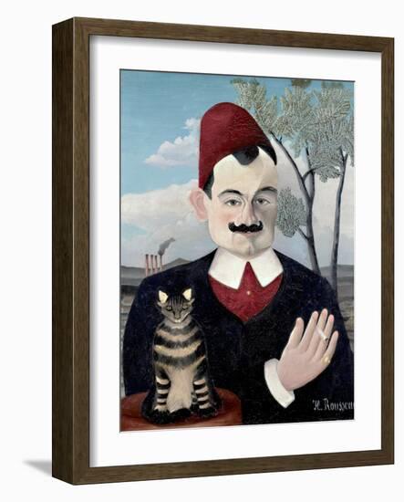 Portrait of Monsieur X (Pierre Loti)-Henri Rousseau-Framed Giclee Print