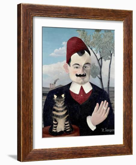 Portrait of Monsieur X (Pierre Loti)-Henri Rousseau-Framed Giclee Print