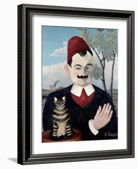 Portrait of Monsieur X (Pierre Loti)-Henri Rousseau-Framed Giclee Print