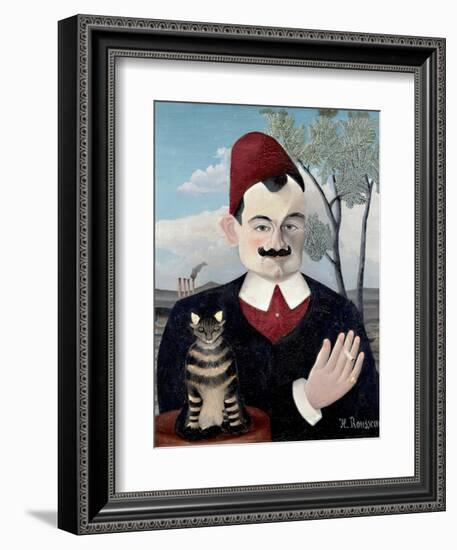 Portrait of Monsieur X (Pierre Loti)-Henri Rousseau-Framed Premium Giclee Print